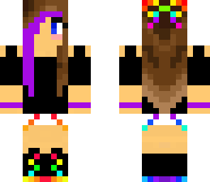 hot rainbow girl