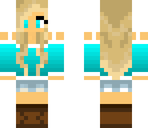 cute blue girl