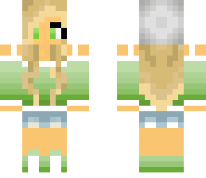 cute green girl