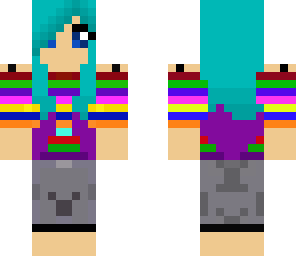 colorful girl