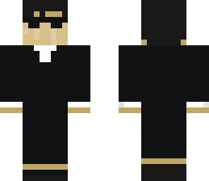 teen in black