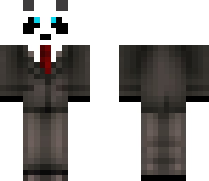 panda in suit