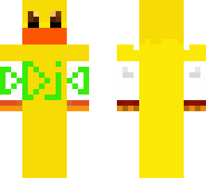 dj duck in gold armour