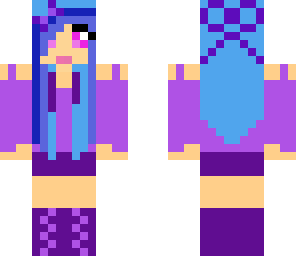 purple dressed girl 2