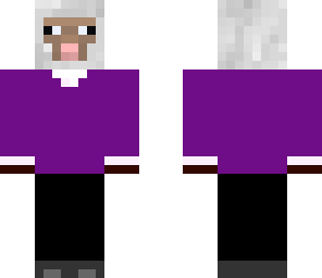 sheep in purple