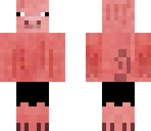 pig with pants