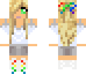 edited rainbow girl