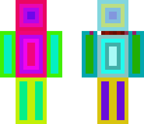 rainbow squar dude