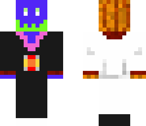 strange pumpkin man