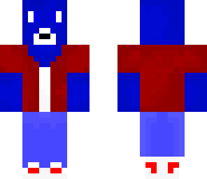 blue wolf-cloths fixed