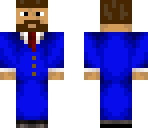 tough guy in a blue suit