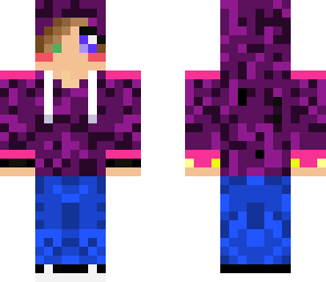 girl purple pink jacket