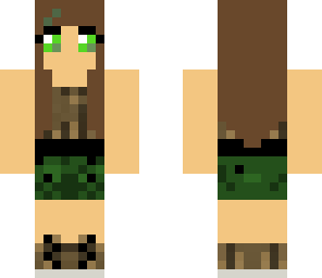 tree camo girl