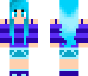 blue kawaii