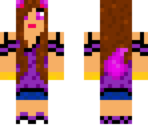 enderwolf's pack skins-girl-purple