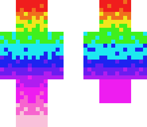 almost finished rainbow person