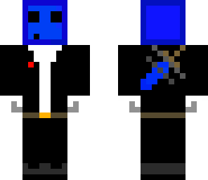 blue slime tux with sword