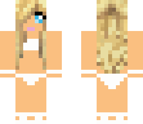 white bikini