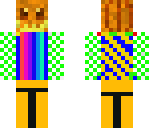 pumpkin man barfing rainbows