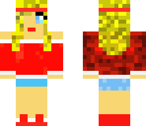 blond girl