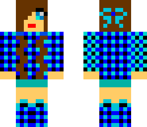 pretty blue girl