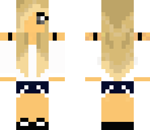 white top girl