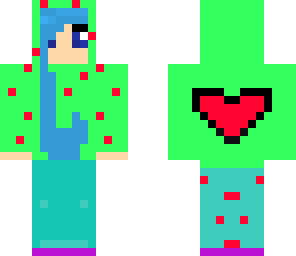 strawberry hoodie girl