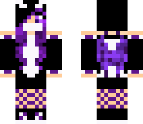 purple demon girl