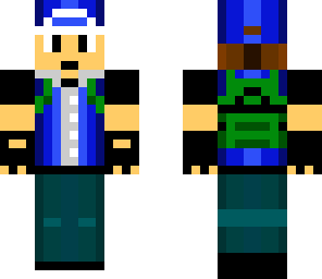 blue pokemon trainer