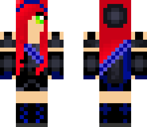 girl assasin red head