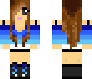blue girl