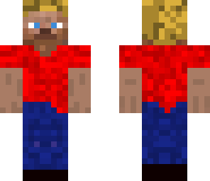minecraft steve blond fixed 2