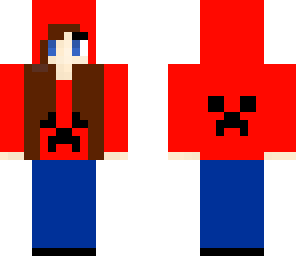 red creeper girl