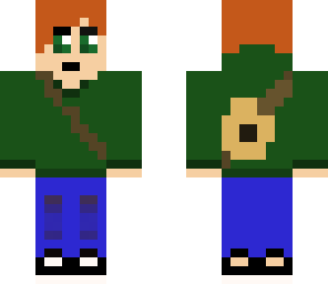 ginger guitar guy green eyes