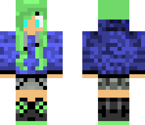 blue jacket girl