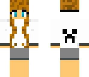 my very first creeper girl