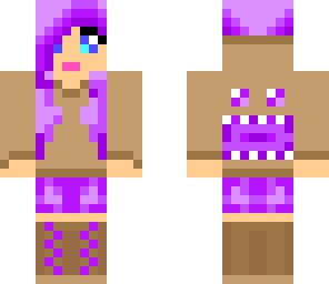 purple domo girl