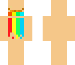 rainbow face