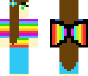 rainbow girl