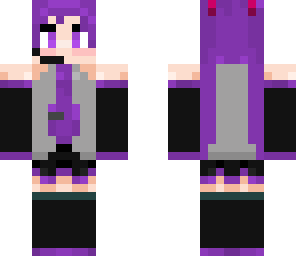 purple miku hatsune