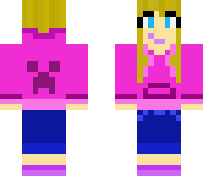 creeper hoodie girl