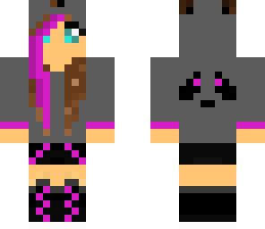 grey panda girl
