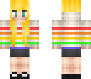 rainbow girl