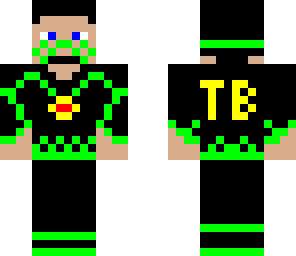 green neon guy