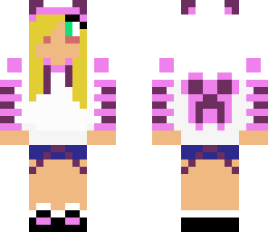 pink creeper hoodie