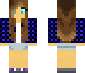 plad shirt girl