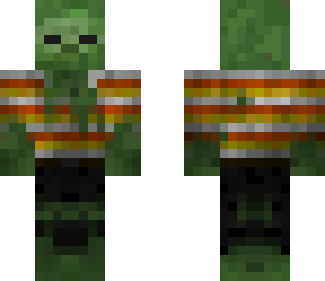 zombie in striped shirt