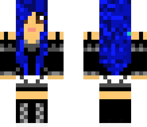 dark blue war girl