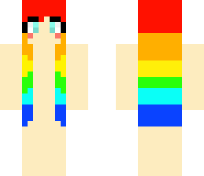 rainbow hair base