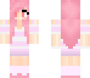 pretty pink bunny girl